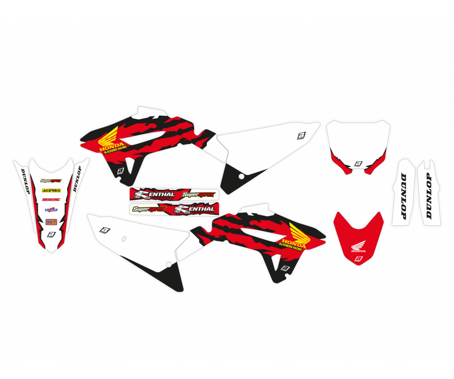 Kit adesivi sponsor per motocross ed enduro - Gervasi Cross