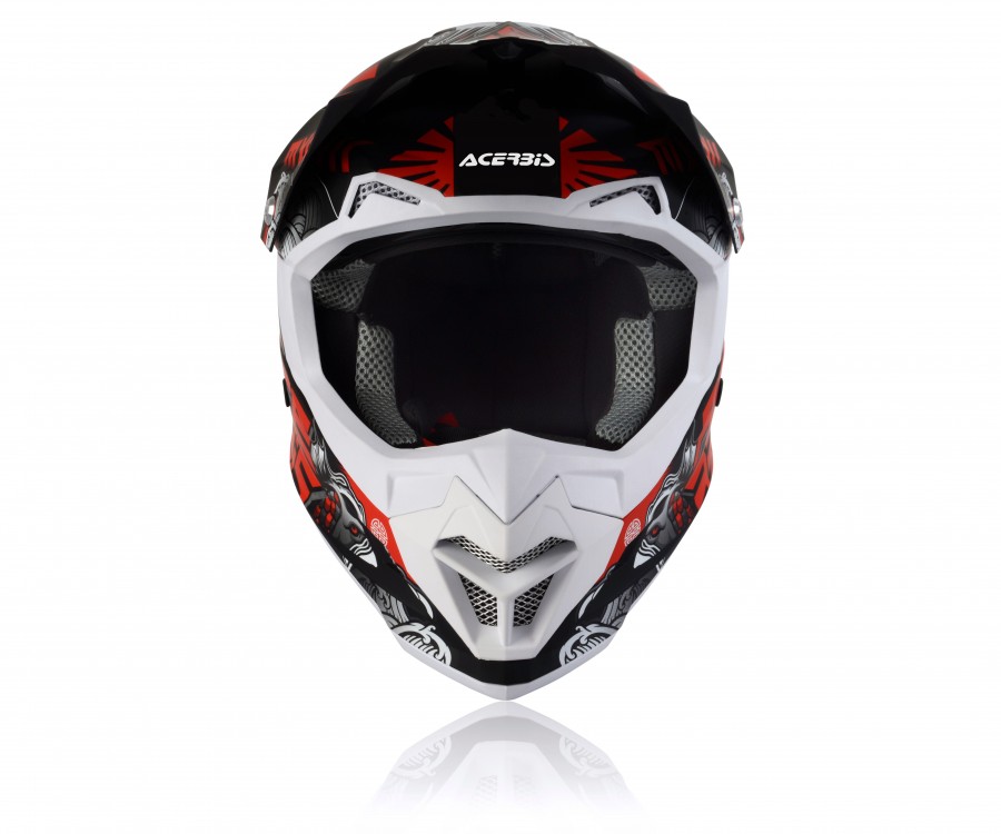 Acerbis Casco acerbis profile 4 nero grigio cross enduro atv quad 0022821.319 