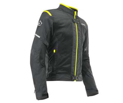 Giacca Acerbis Ramsey Vented NERO/GIALLO FLUO