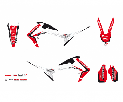 Kit adesivi LINEAR HONDA CRF 250R 2014-2017 HONDA CRF 450R 2013-2016
