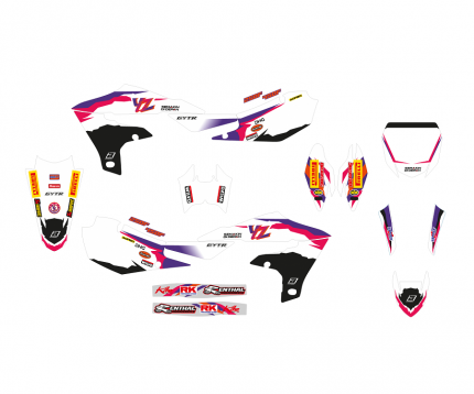 Kit adesivi Replica Yamaha Factory 2023 YAMAHA 2023 YAMAHA YZF 250 2019-2023 YAMAHA YZF 450 2018-2022