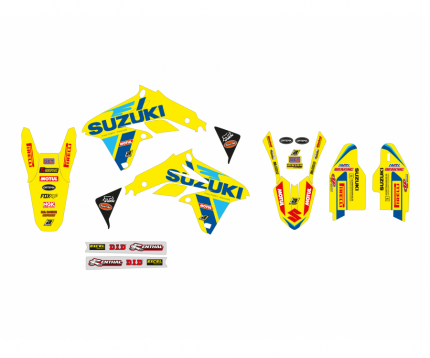 Kit adesivi Replica Suzuki KSRT 2022 SUZUKI RMZ 450 2008-2017