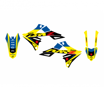 Kit adesivi Dream 5 SUZUKI RMZ 250 2019-2025 SUZUKI RMZ 450 2018-2025
