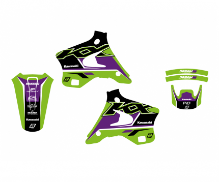 Kit adesivi Dream 5 KAWASAKI KX 125 / 250 1994-1998