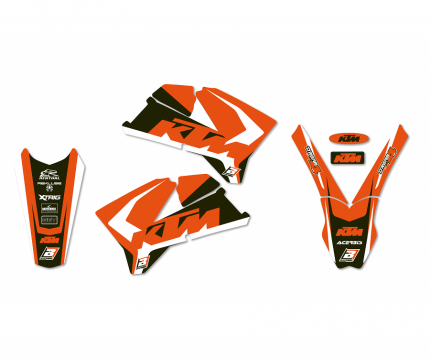 Kit adesivi Dream 4 KTM SX 125 / 250 / 450 / 525 2005-2006 KTM EXC - EXC-F 125 / 200 / 250 / 300 / 400 / 450 / 525 2005-2007