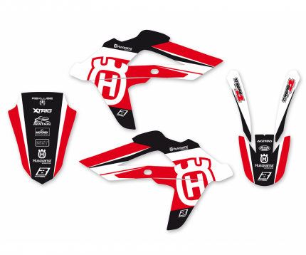 Kit adesivi Dream 4 HUSQVARNA CR - WR 125 2009-2013 HUSQVARNA TC - TE 250 / 310 2008-2013 HUSQVARNA TC - TE 450 / 510 2008-2010
