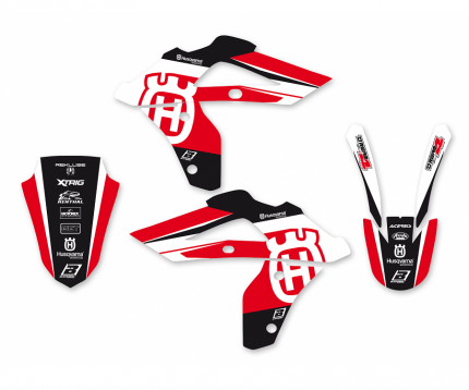 Kit adesivi Dream 4 HUSQVARNA CR - WR 125 2006-2008 HUSQVARNA WR 250 2006-2013 HUSQVARNA WR 300 2009-2013