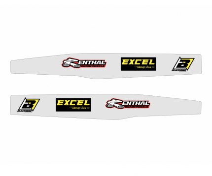 Adesivi forcellone KTM SX - SXF 125 / 144 / 150 / 250 / 450 2007-2010 KTM EXC - EXC-F 125 / 150 / 200 / 250 / 300 / 350 / 400 / 450 / 500 / 530 2008-2023