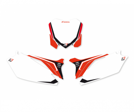 Kit adesivi portanumero HONDA CRF 250R 2010-2013 HONDA CRF 450R 2009-2012