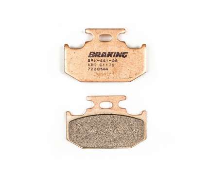 Pastiglie posteriori sinterizzate Braking KAWASAKI KX 125 / 250 1989-1994 KAWASAKI KX 500 1989-1995