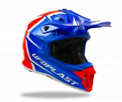 Casco UFO Intrepid BLU/ROSSO