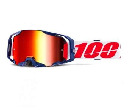 Mascherina 100% ARMATIC BLU/ROSSO SPECCHIATA