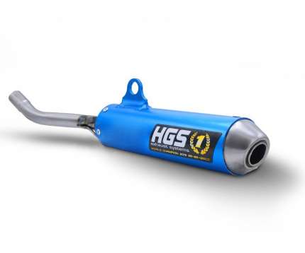 Silenziatore HGS anodizzato blu HUSQVARNA TC 125 2016-2018 HUSQVARNA TX 125 2017-2019