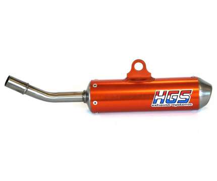 Silenziatore HGS anodizzato arancio KTM SX 125 / 150 2016-2018 KTM XC-W 125 2017-2019