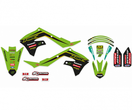 Kit adesivi Blackbird Replica Kawasaki Racing Team 2020 KAWASAKI KXF 450 2019-2020