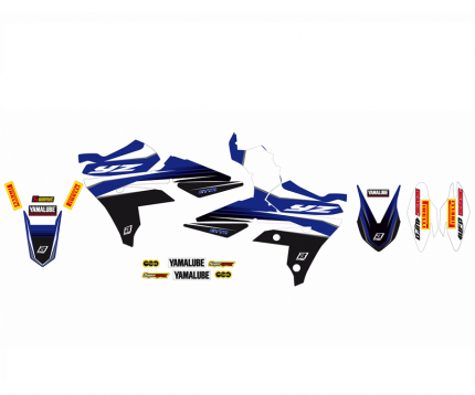 Kit adesivi Blackbird Replica Yamaha Factory Racing 2017 YAMAHA YZF 250 2019-2020 YAMAHA WRF 250 2020 YAMAHA YZF 450 2018-2020 YAMAHA WRF 450 2019-2020