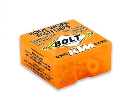 Kit viti fissaggio plastiche BOLT KTM SX - SXF 125 / 144 / 150 / 200 / 250 / 350 / 450 2003-2015 KTM EXC - EXC-F 125 / 200 / 250 / 300 / 350 / 400 / 450 / 500 / 525 / 530 2003-2016  