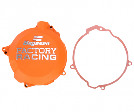 Coperchio carter frizione Boyesen ARANCIO KTM SX 125 2001-2015 KTM EXC 125 / 200 2001-2016 KTM SX 150 2009-2015